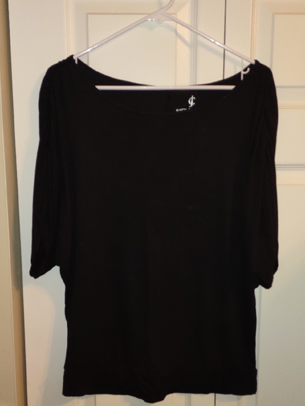 Juicy Couture Black Crewneck Top